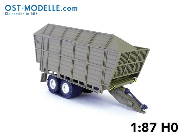 Fortschritt HTS90.04 T088 Schwerguthäckselaufbau F997 - mit Gleisbandfahrwerk siena weiß